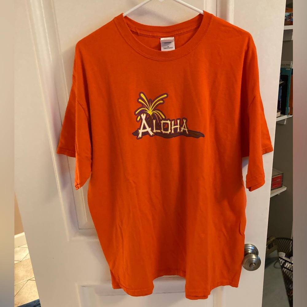 Vintage Aloha orange short sleeve t-shirt